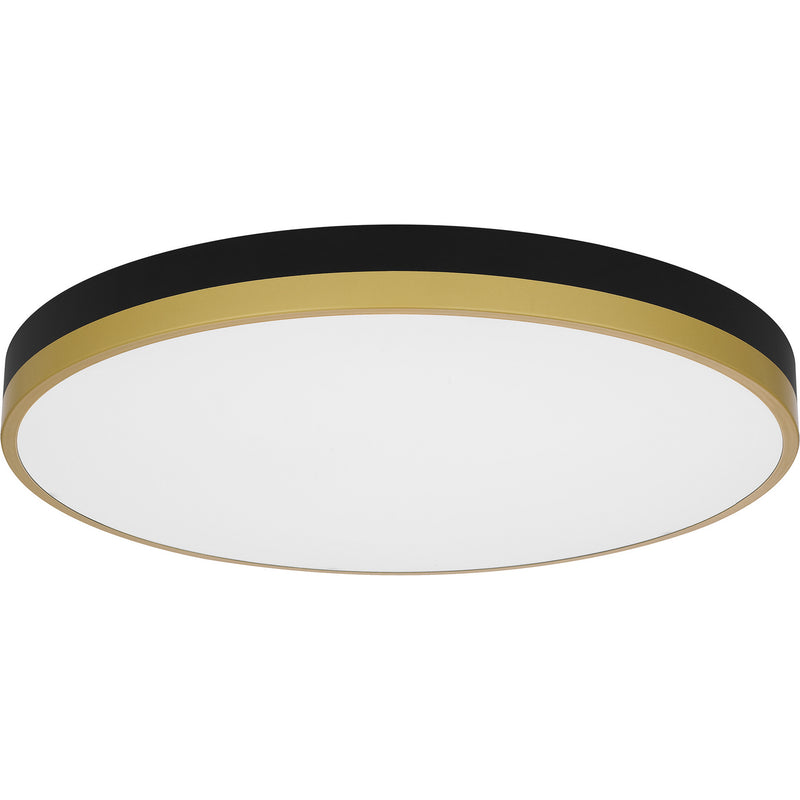 Quoizel WLN1620MBKG Weldin LED Flush Mount, Matte Black Gold Alternate Image.jpg