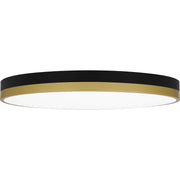 Quoizel WLN1620MBKG Weldin LED Flush Mount, Matte Black Gold Alternate Image 2.jpg