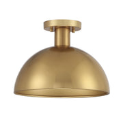 Shoppers Lighting SH60071NB Ariella One Light Semi-Flush Mount, Natural Brass Alternate Image.jpg