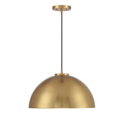 Shoppers Lighting SH7024NB Heidi One Light Pendant, Natural Brass Alternate Image 2.jpg