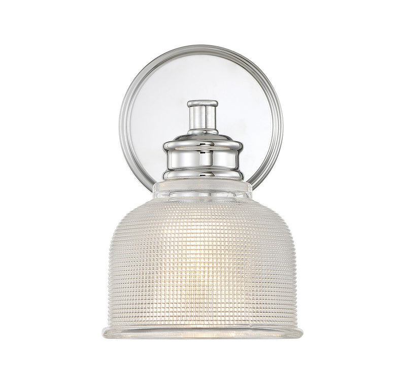Shoppers Lighting SH90093CH Eliza One Light Wall Sconce, Chrome Alternate Image 2.jpg