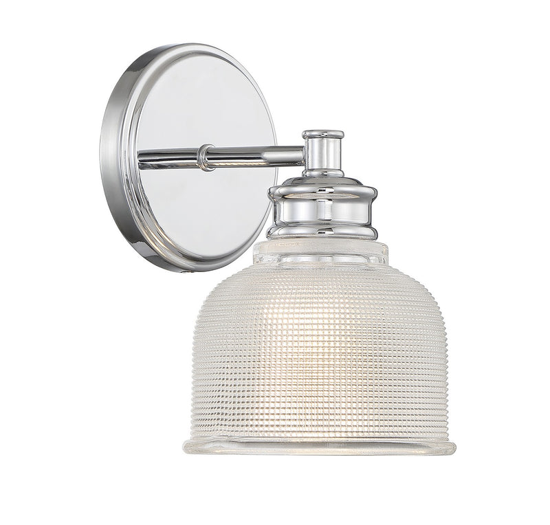 Shoppers Lighting SH90093CH Eliza One Light Wall Sconce, Chrome Alternate Image 3.jpg