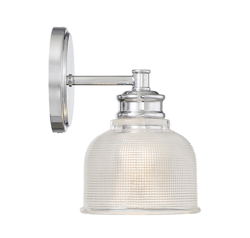 Shoppers Lighting SH90093CH Eliza One Light Wall Sconce, Chrome Alternate Image 4.jpg