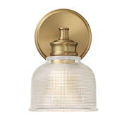 Shoppers Lighting SH90093NB Eliza One Light Wall Sconce, Natural Brass Alternate Image 2.jpg