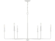Savoy House 1-2221-6-83 Six Light Chandelier, Bisque White (2)