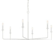 Savoy House 1-2221-6-83 Six Light Chandelier, Bisque White (5)