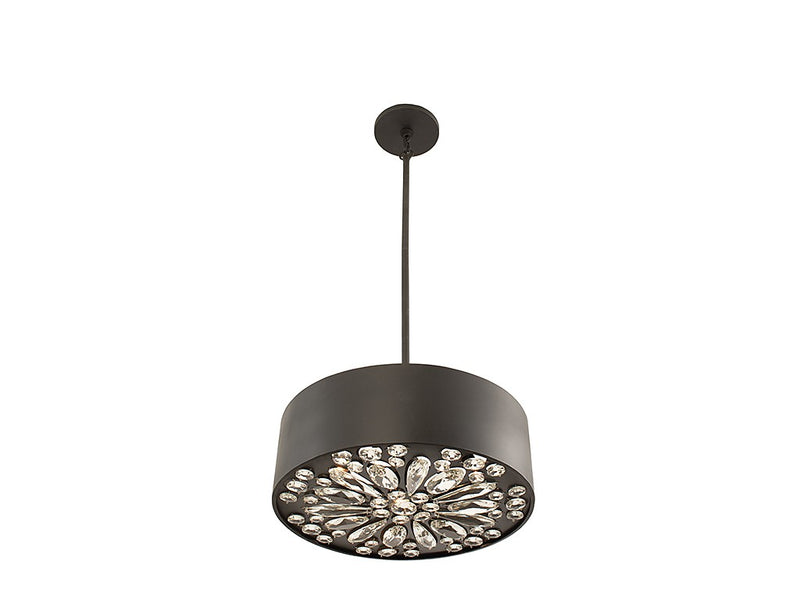 Savoy House 6-1272-4-50 Four Light Convertible Semi-Flush/Pendant, Black Cashmere (5)