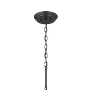 Kichler 52509BK Eight Light Chandelier, Black (4)
