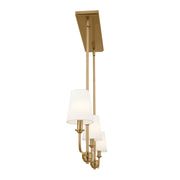 Kichler 52519BNB Three Light Linear Chandelier, Brushed Natural Brass (4)