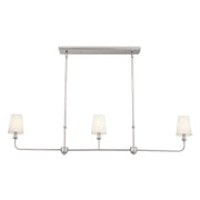 Kichler 52519PN Three Light Linear Chandelier, Polished Nickel (2)