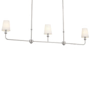 Kichler 52519PN Three Light Linear Chandelier, Polished Nickel (3)