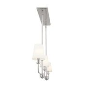 Kichler 52519PN Three Light Linear Chandelier, Polished Nickel (4)