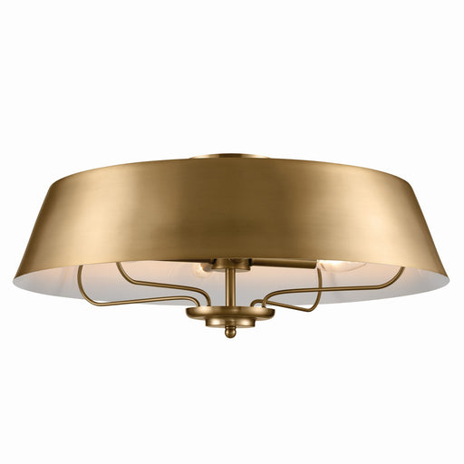 Kichler 52543BNB Four Light Pendant/Semi Flush, Brushed Natural Brass (2)