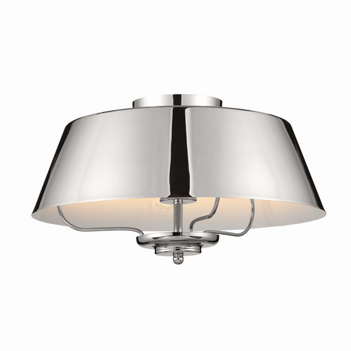 Kichler 52542PN Three Light Pendant/Semi Flush, Polished Nickel (2)