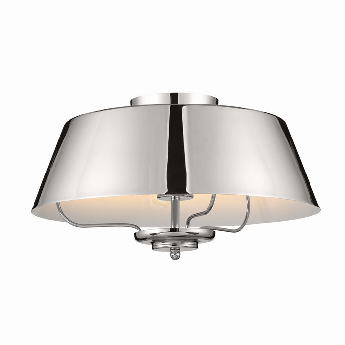 Kichler 52542PN Three Light Pendant/Semi Flush, Polished Nickel (2)