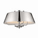 Kichler 52542PN Three Light Pendant/Semi Flush, Polished Nickel (2)