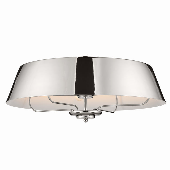 Kichler 52543PN Four Light Pendant/Semi Flush, Polished Nickel (2)