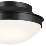 Kichler 52544BK Two Light Flush Mount, Black (2)