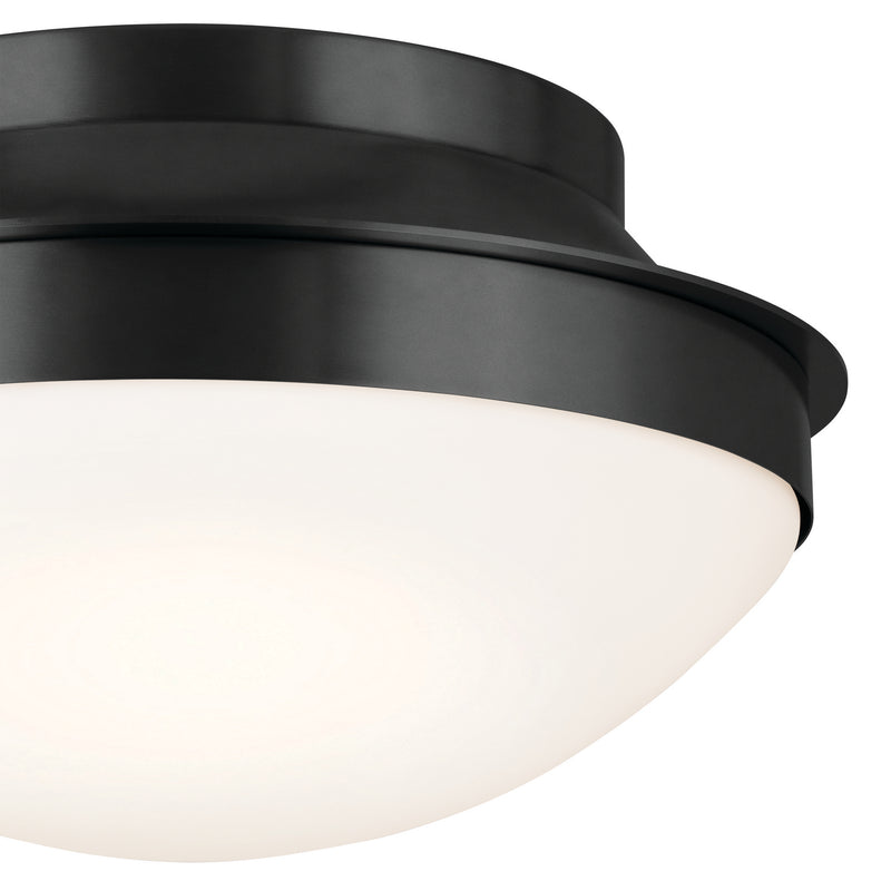 Kichler 52544BK Two Light Flush Mount, Black (2)
