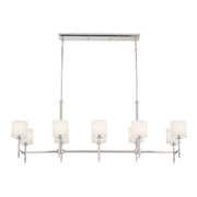 Kichler 52503PN Ten Light Linear Chandelier, Polished Nickel (2)