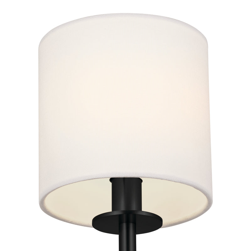 Kichler 52505BK One Light Wall Sconce, Black (2)