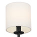 Kichler 52505BK Ali One Light Wall Sconce, Black Alternate Image.jpg