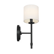 Kichler 52505BK One Light Wall Sconce, Black (4)
