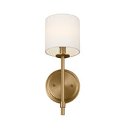 Kichler 52505BNB One Light Wall Sconce, Brushed Natural Brass (3)