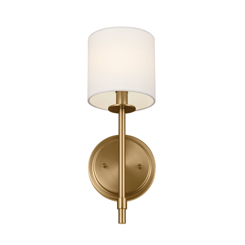 Kichler 52505BNB One Light Wall Sconce, Brushed Natural Brass (3)