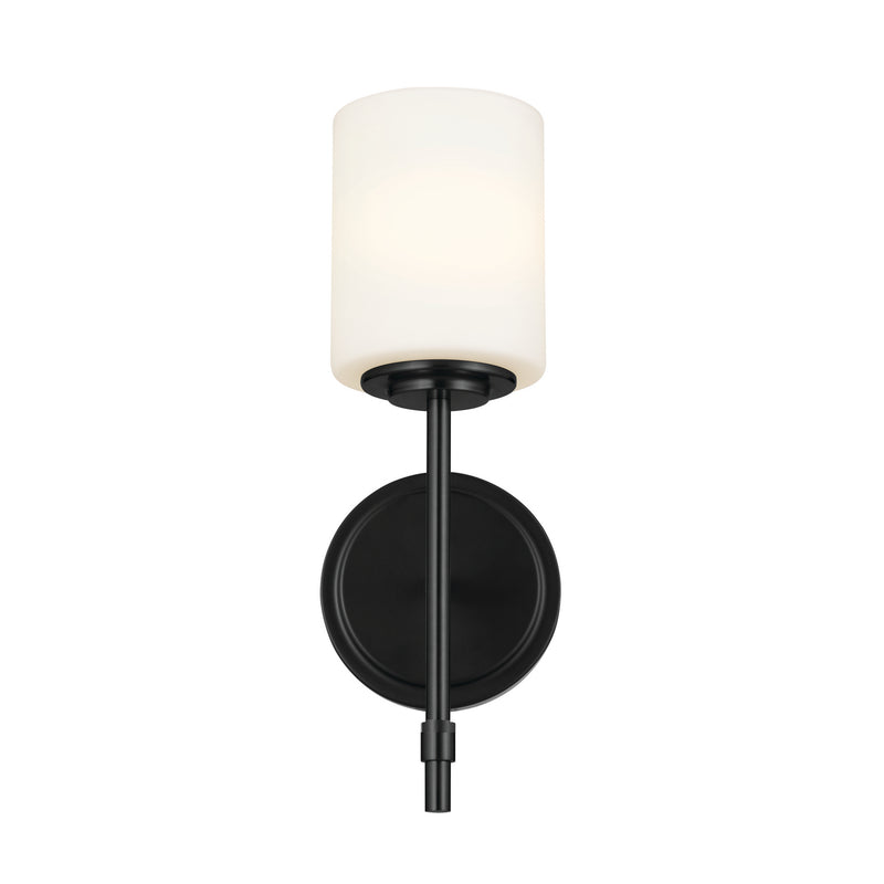 Kichler 55140BK One Light Wall Sconce, Black (3)