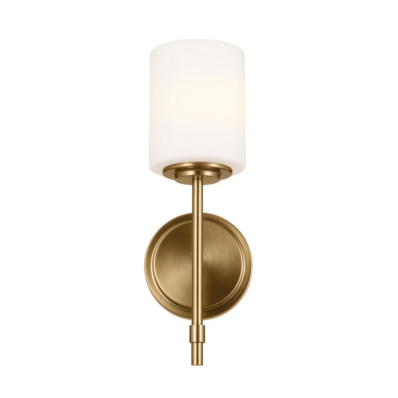 Kichler 55140BNB One Light Wall Sconce, Brushed Natural Brass (3)