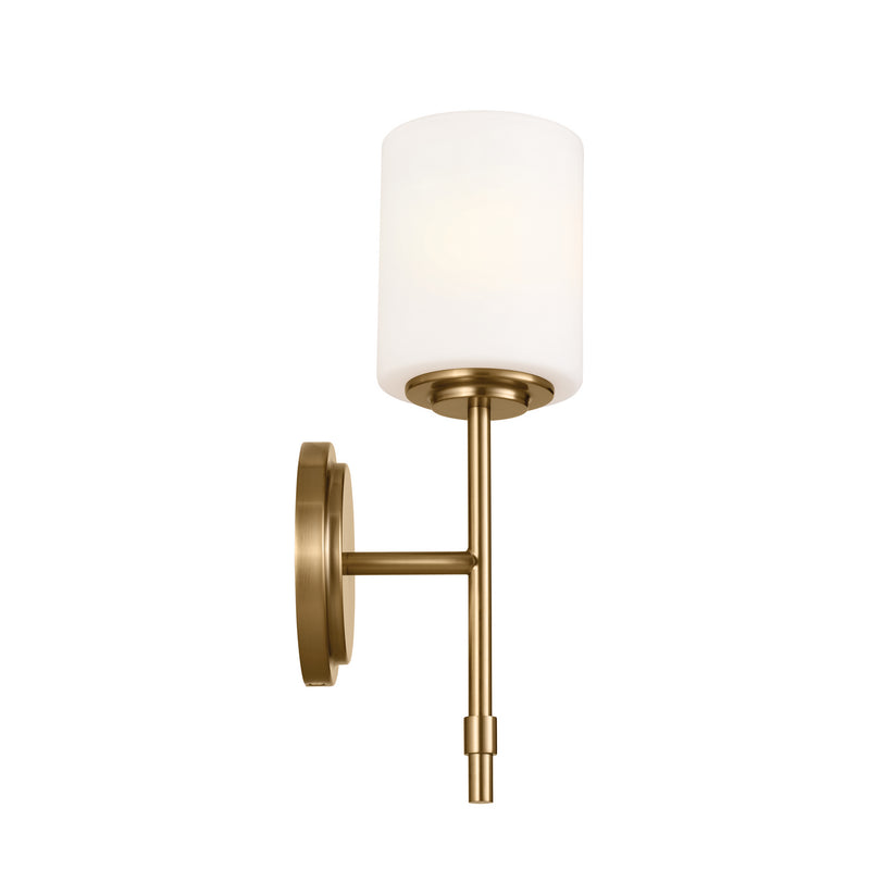 Kichler 55140BNB One Light Wall Sconce, Brushed Natural Brass (4)