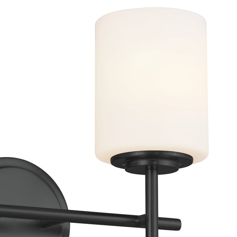 Kichler 55141BK Two Light Bath, Black (2)
