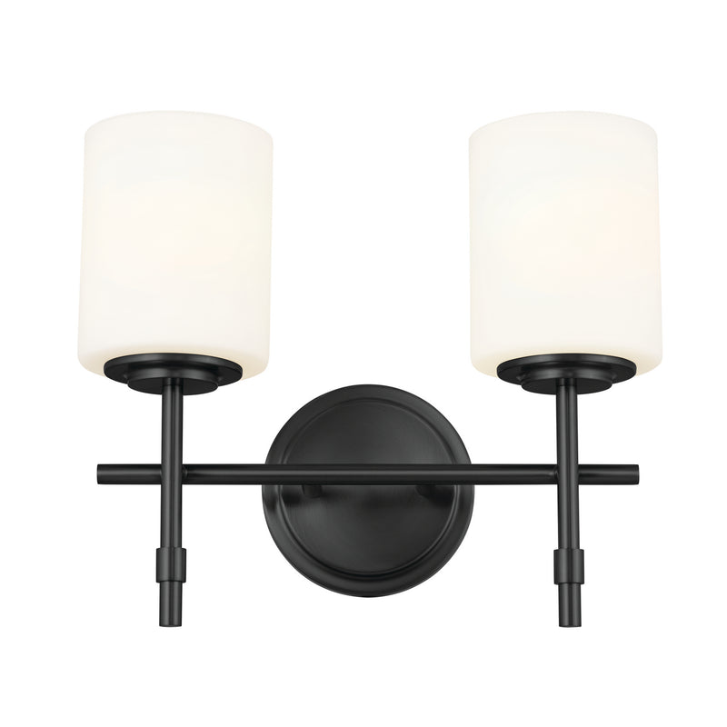 Kichler 55141BK Two Light Bath, Black (3)