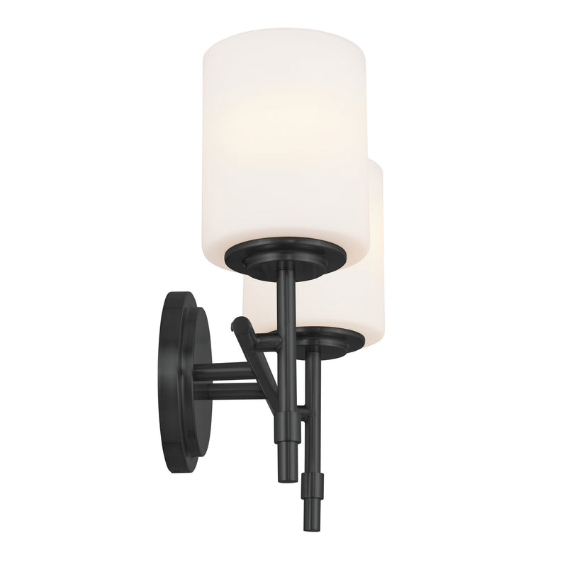 Kichler 55141BK Two Light Bath, Black (4)