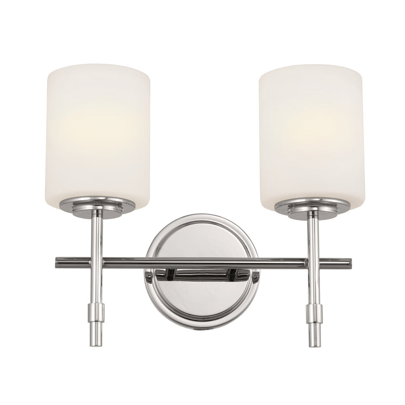Kichler 55141PN Two Light Bath, Polished Nickel (3)