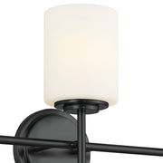 Kichler 55142BK Three Light Bath, Black (2)