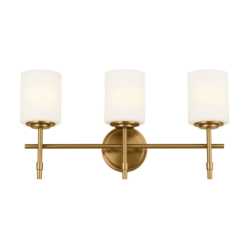 Kichler 55142BNB Three Light Bath, Brushed Natural Brass (3)