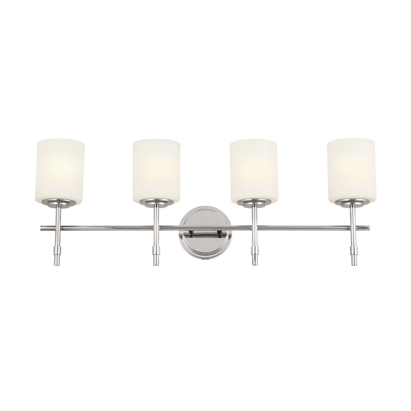 Kichler 55143PN Four Light Bath, Polished Nickel (3)