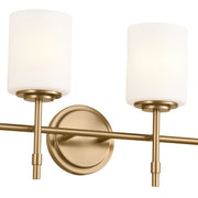 Kichler 55143BNB Four Light Bath, Brushed Natural Brass (2)