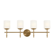 Kichler 55143BNB Four Light Bath, Brushed Natural Brass (3)