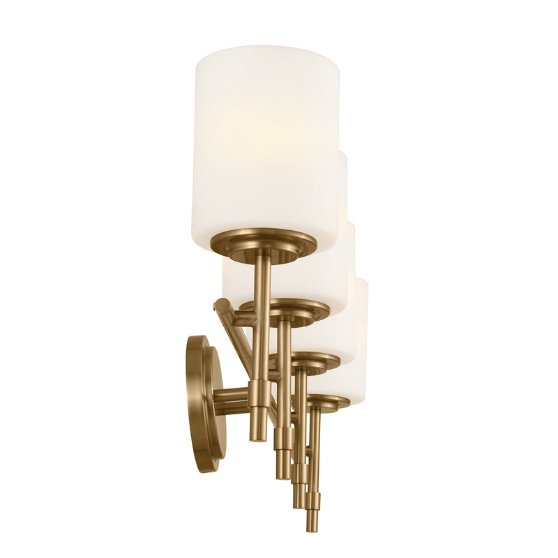Kichler 55143BNB Four Light Bath, Brushed Natural Brass (4)