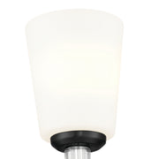 Kichler 55145BK One Light Wall Sconce, Black (2)