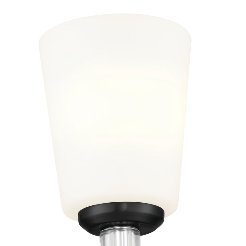 Kichler 55145BK One Light Wall Sconce, Black (2)