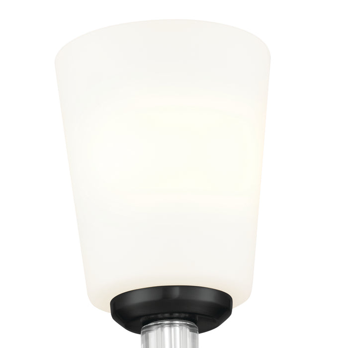 Kichler 55145BK Rosalind One Light Wall Sconce, Black Alternate Image.jpg