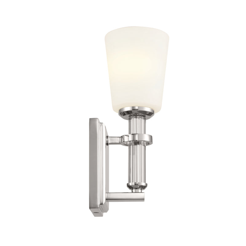 Kichler 55145PN One Light Wall Sconce, Polished Nickel (4)