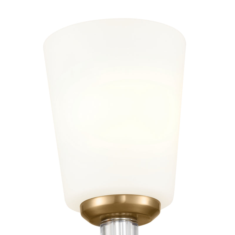 Kichler 55145BNB One Light Wall Sconce, Brushed Natural Brass (2)
