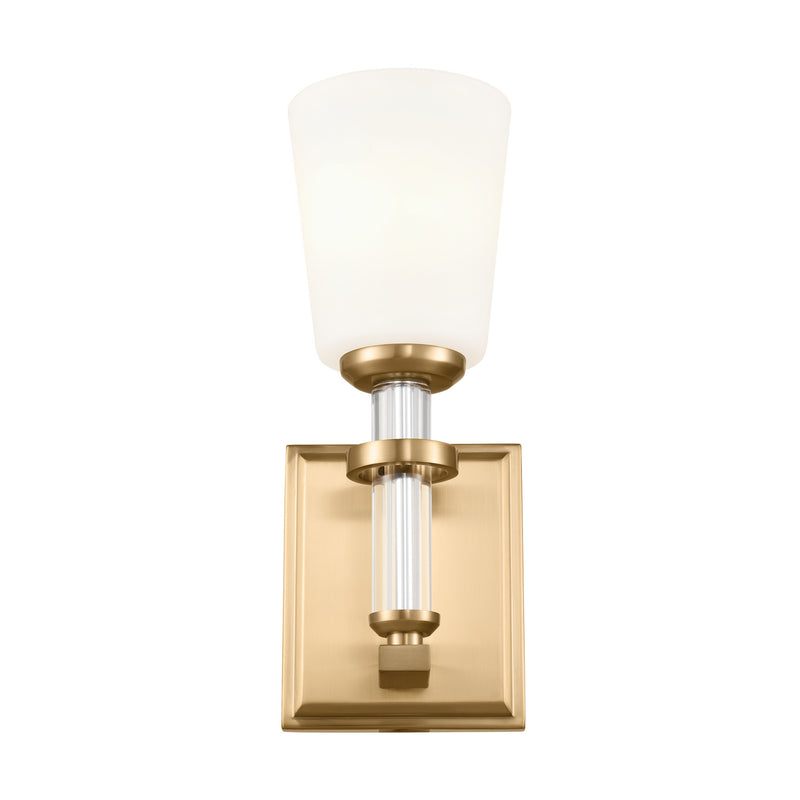 Kichler 55145BNB One Light Wall Sconce, Brushed Natural Brass (3)