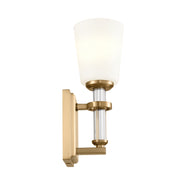 Kichler 55145BNB One Light Wall Sconce, Brushed Natural Brass (4)