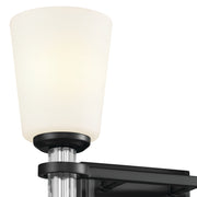 Kichler 55146BK Two Light Bath, Black (2)